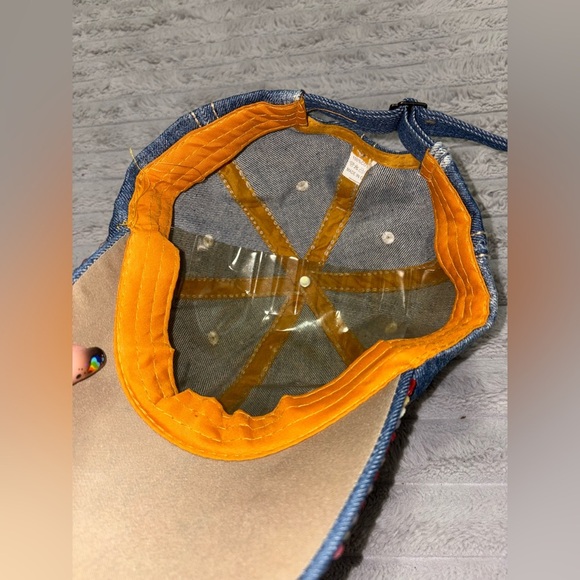 ✨Bedazzled NYC Denim Baseball Cap – By Cindy Claire✨ - Picture 2 of 6